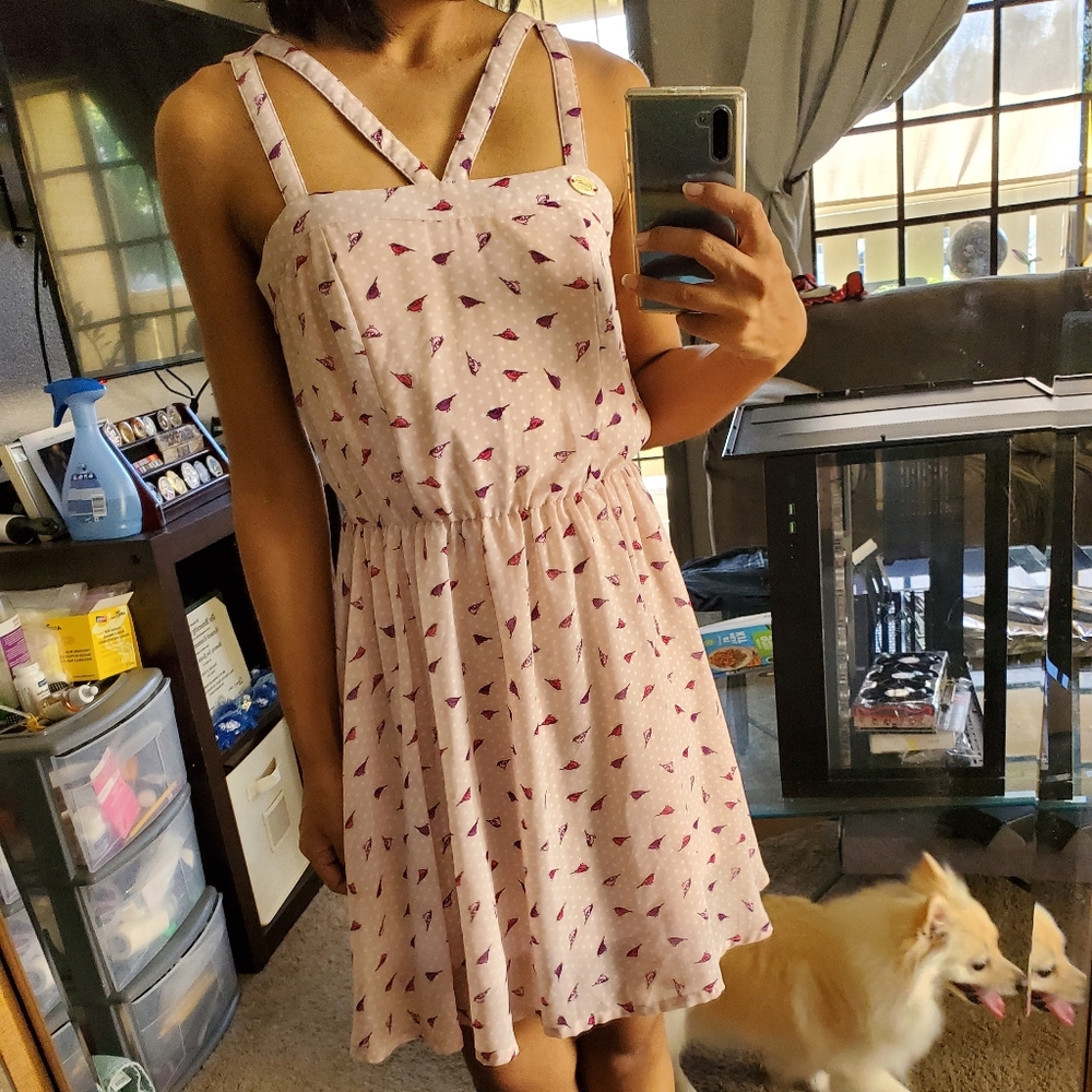 Pink Chiffon Dress